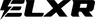 Black ELXR logo on a transparent background